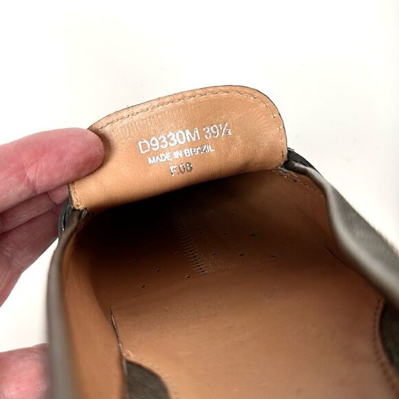 NWT Geox Respira Leather Rhinestone Detail Shoe Loafer Slip on US 9,5 EU 39,5 - Picture 12 of 15